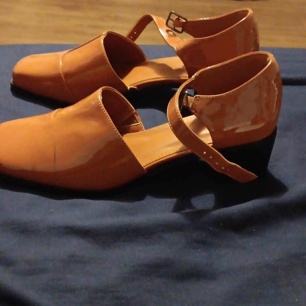 Ladies ankle strap shoe